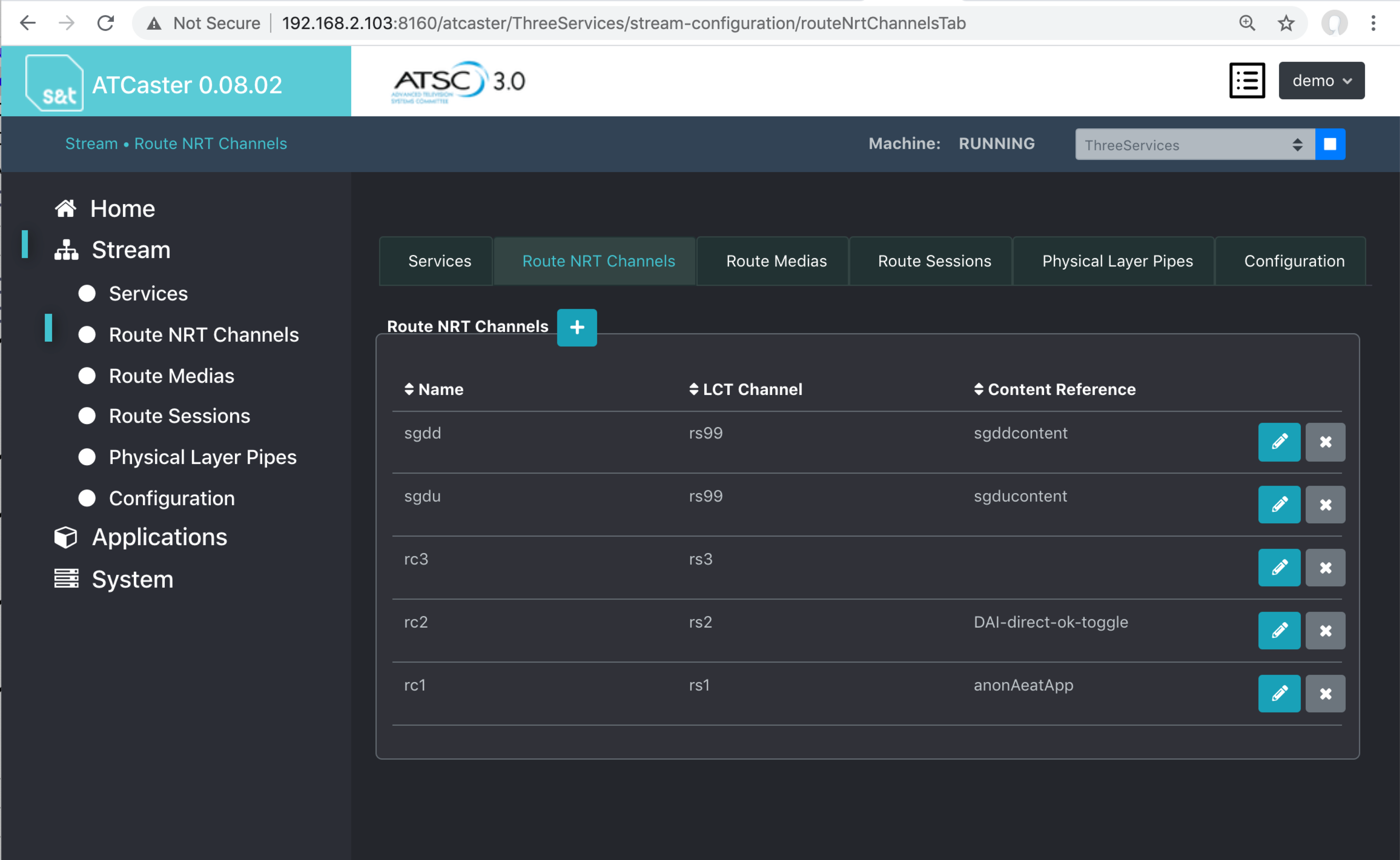 ATCaster NRT Channels