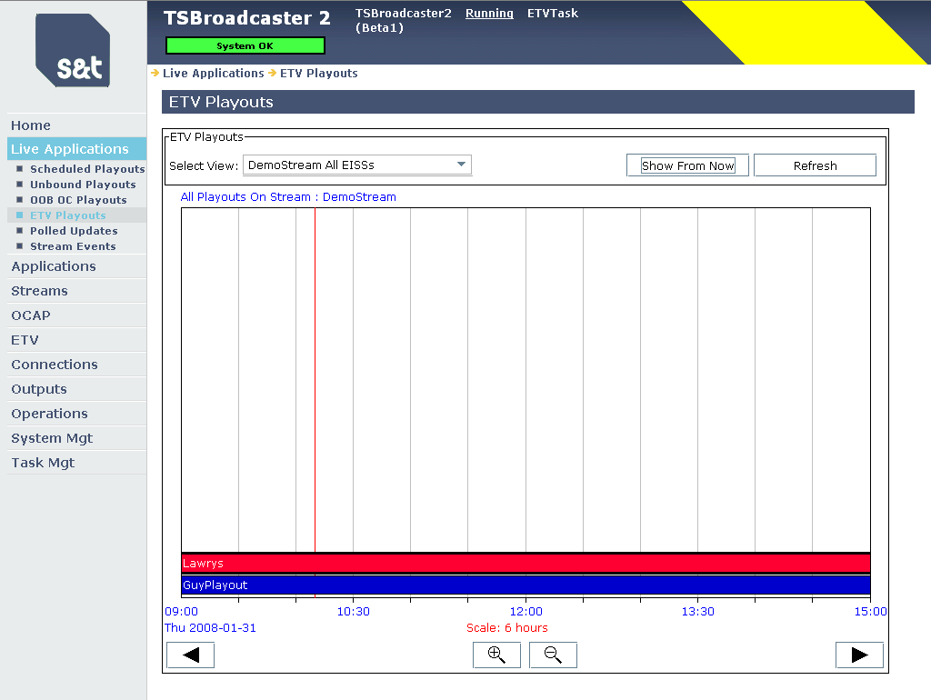 TSBroadcaster screen shot